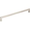 Elements By Hardware Resources 224 mm Center-to-Center Satin Nickel Square Stanton Cabinet Bar Pull 625-224SN
